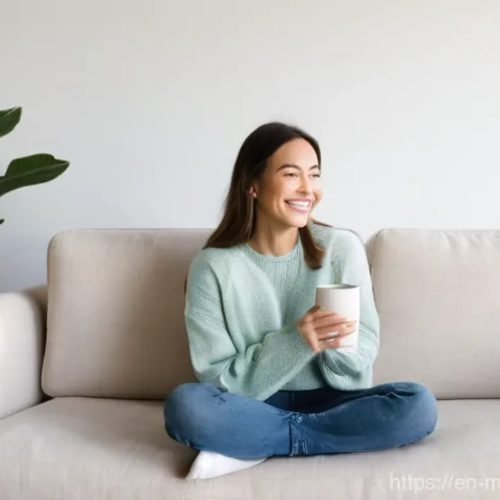 미니멀라이프 무리한 소비 절제 - **Prompt 1: Serene Decluttered Sanctuary**
A bright, peaceful image of a minimalist living room ...