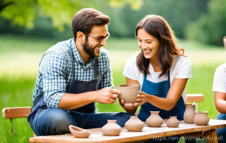 미니멀라이프 무리한 소비 절제 - **Prompt 2: Mindful Spending, Contentful Living**
    A heartwarming and serene scene depicting a di...