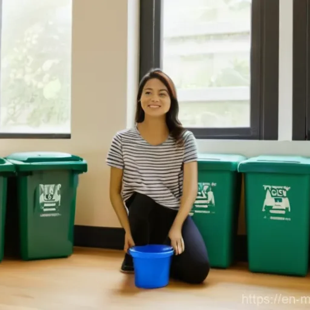 미니멀라이프 일상 습관 - **Prompt:** A young adult, dressed in comfortable, modest casual wear like a soft t-shirt and leggin...