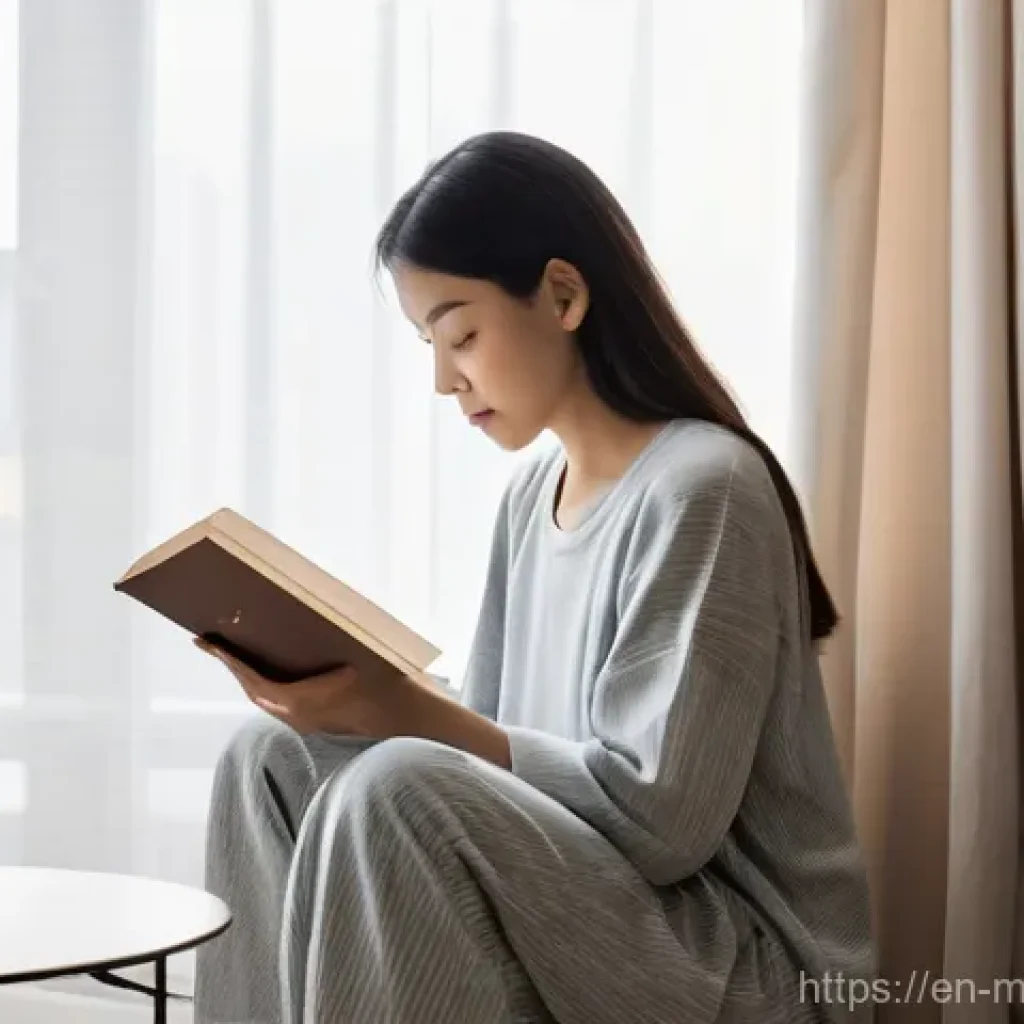 미니멀라이프 1인 가구 - A serene and organized minimalist living space, bathed in soft, natural light filtering through shee...