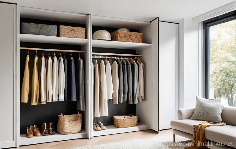 미니멀라이프 1인 가구 - A serene and organized minimalist living space, bathed in soft, natural light filtering through shee... 미니멀라이프 1인 가구 - A serene and organized minimalist living space, bathed in soft, natural light filtering through shee...